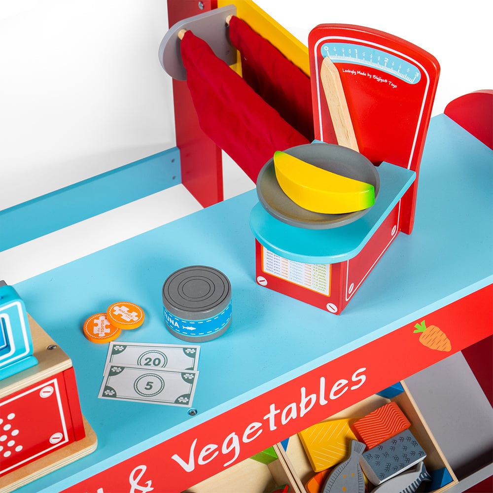Bigjigs Toys Village Play Shop Bundle