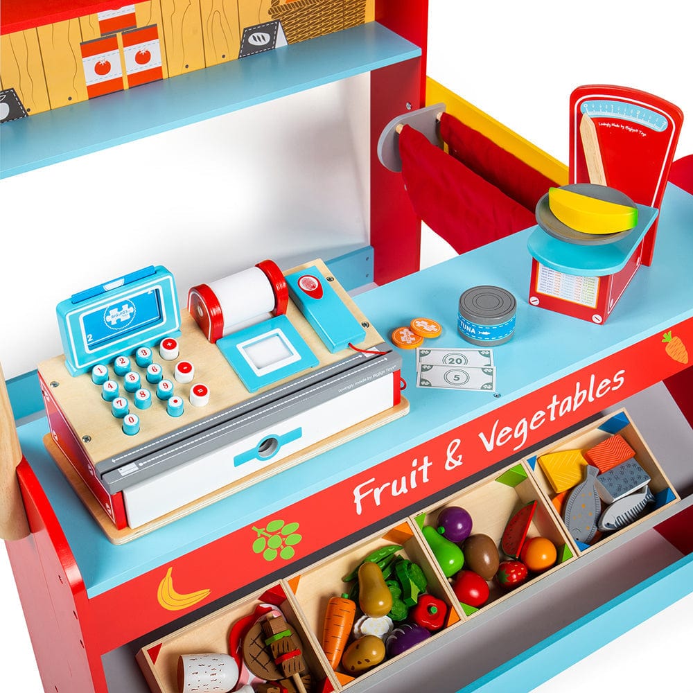 Bigjigs Toys Village Play Shop Bundle
