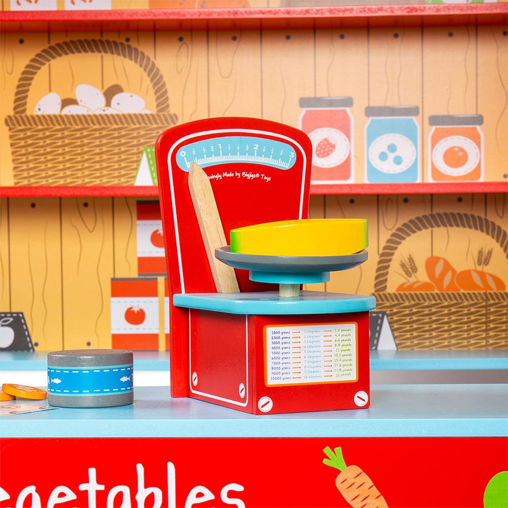 Bigjigs Toys Village Play Shop Bundle