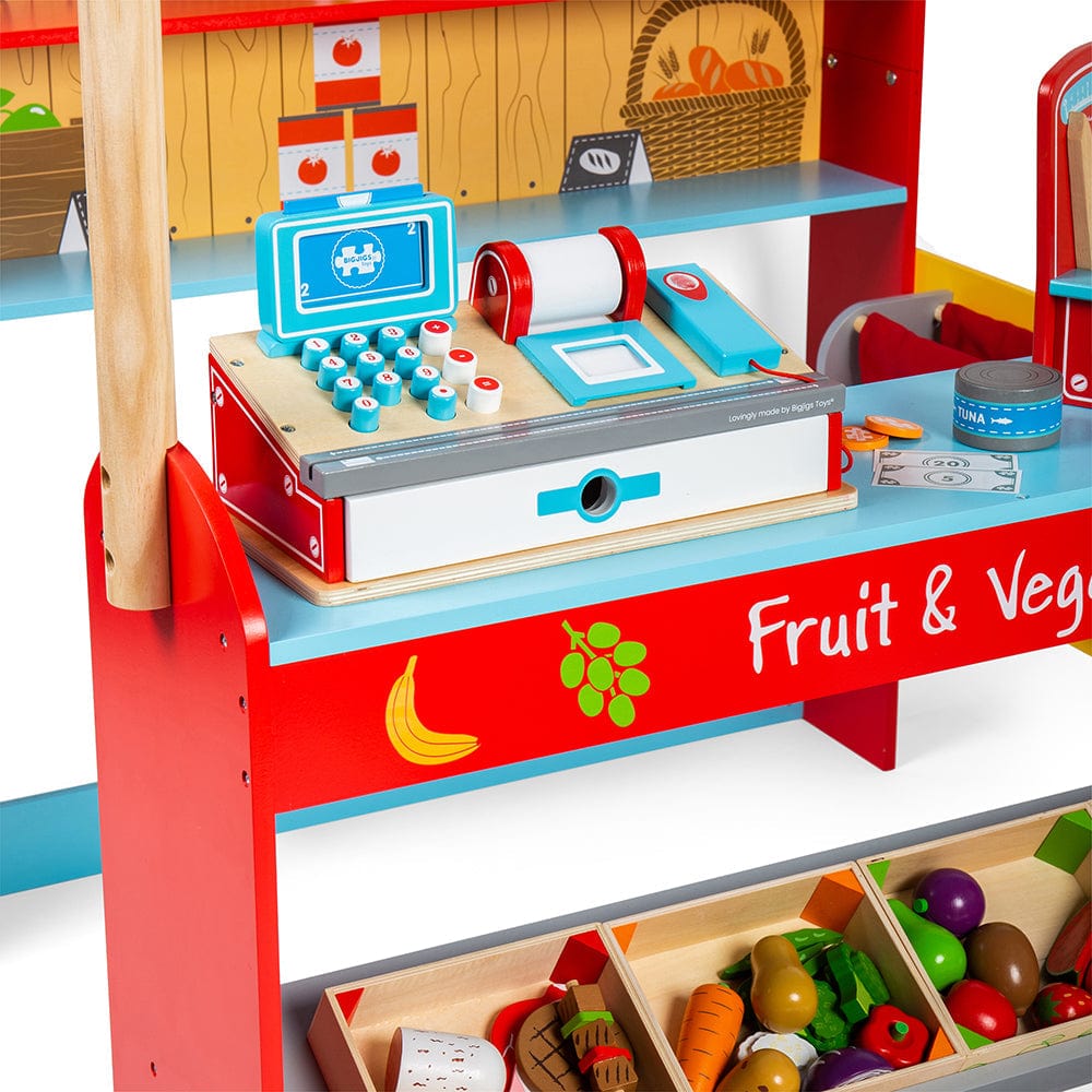 Bigjigs Toys Village Play Shop Bundle