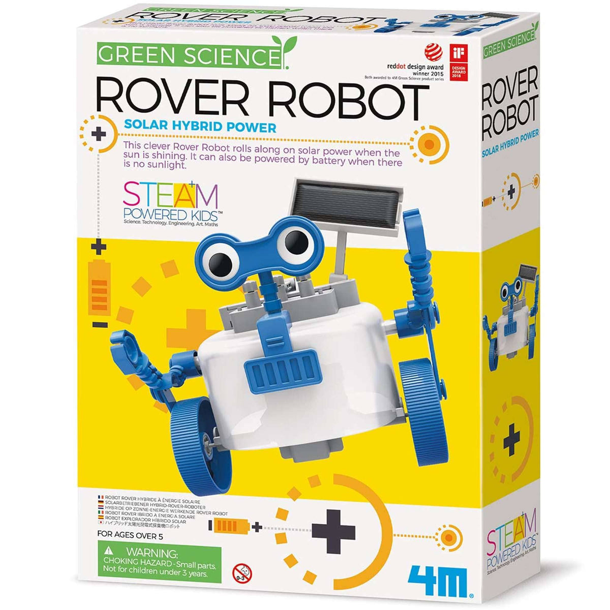 4M Green Science Solar Rover Robot Kit