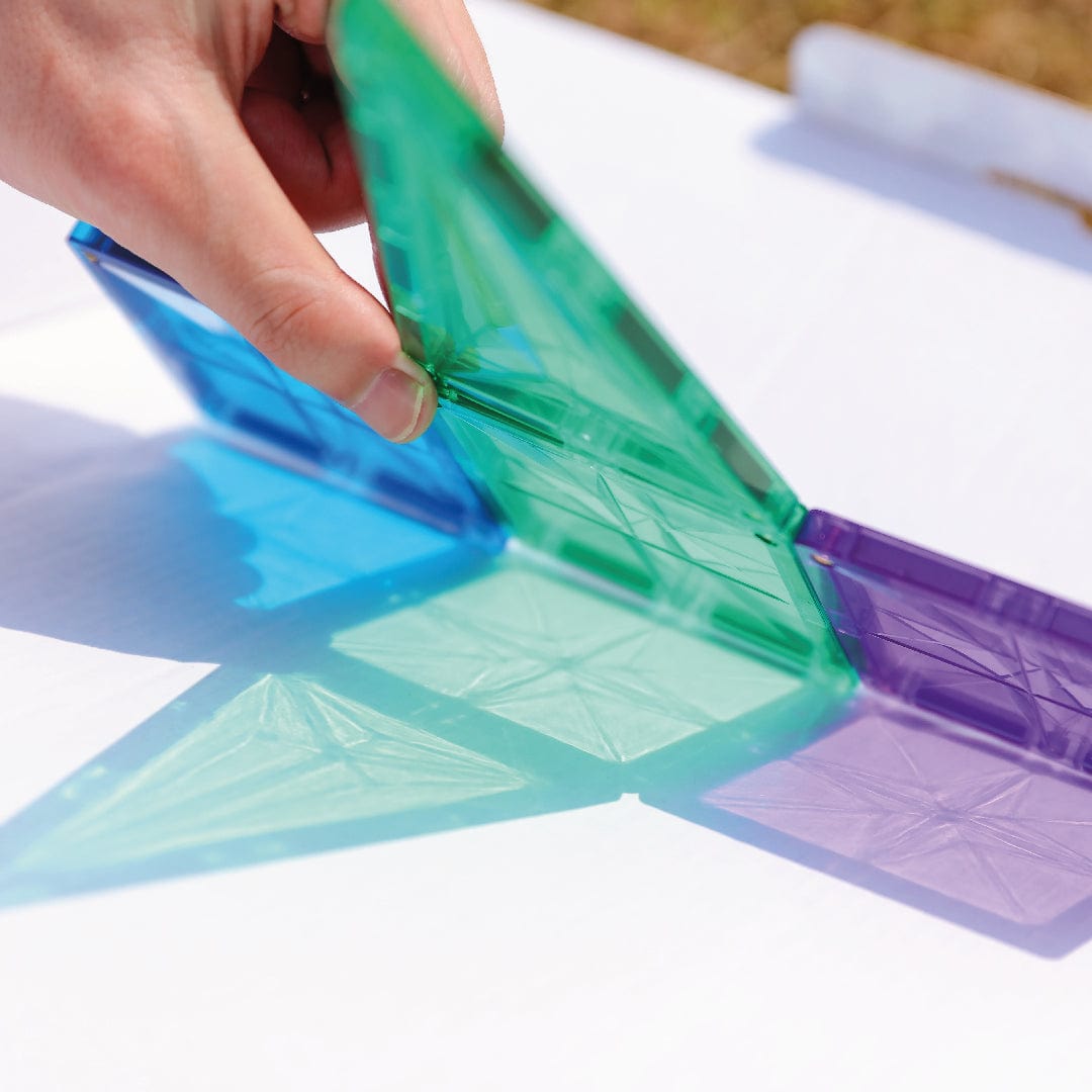 Cleverclixx Magnetic Tiles Cleverclixx Geo Pack - Pastel 45 pieces