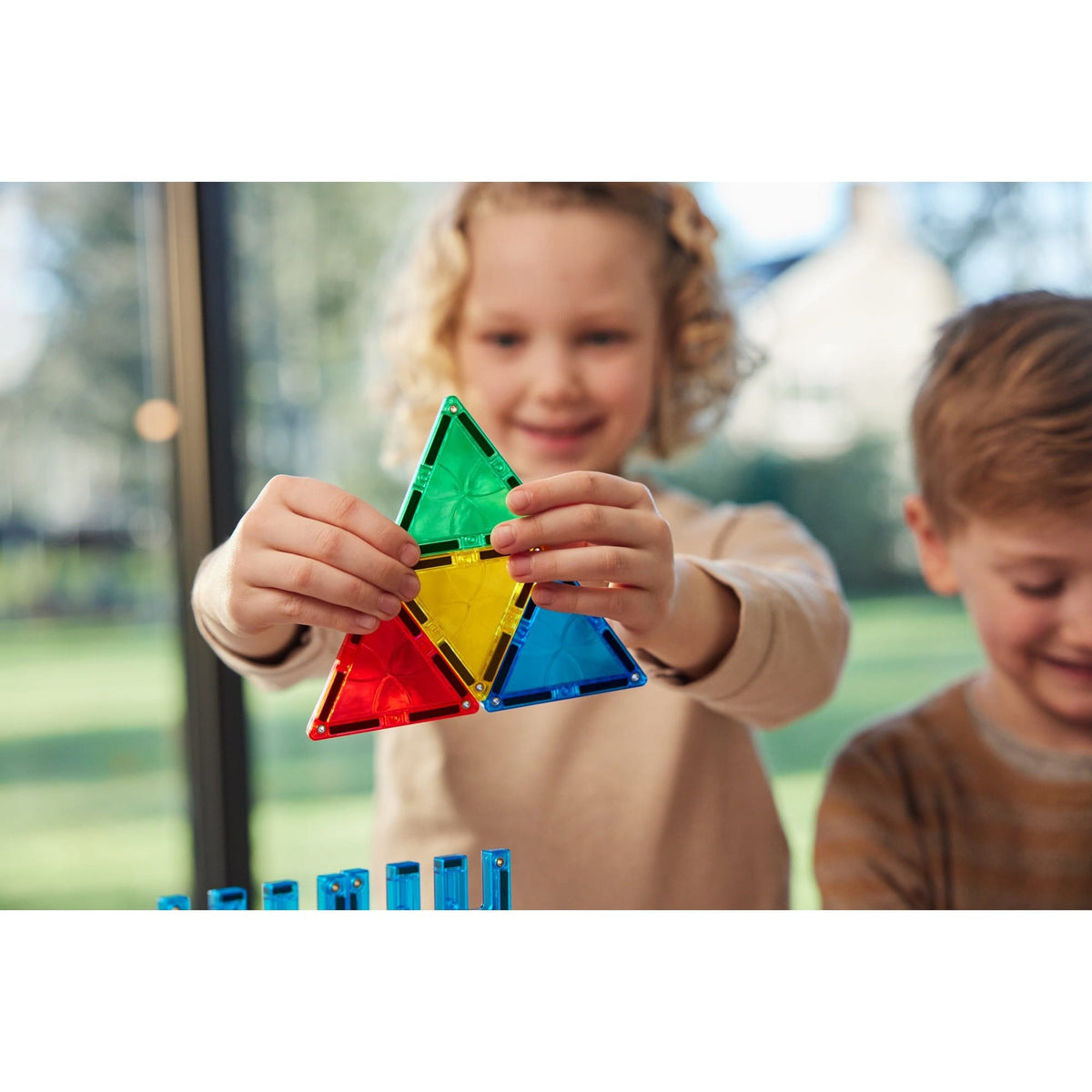 Cleverclixx Magnetic Tiles Cleverclixx Inventive Pack Intense - 110 Pieces + 15 Free Glitter Tiles