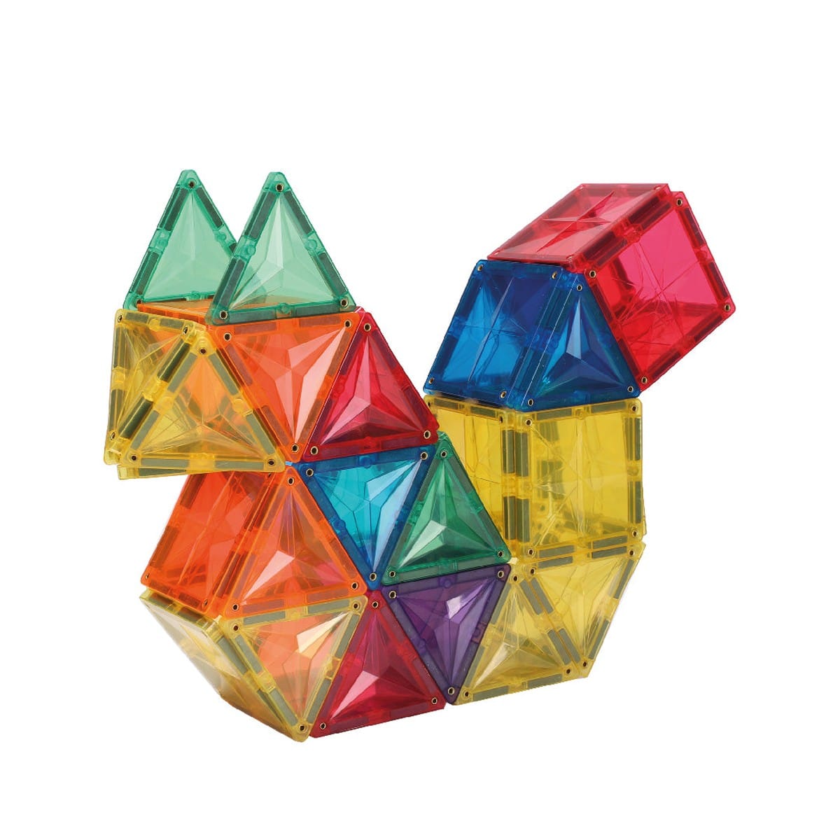 Cleverclixx Magnetic Tiles Cleverclixx Original Pack Intense - 60 Pieces