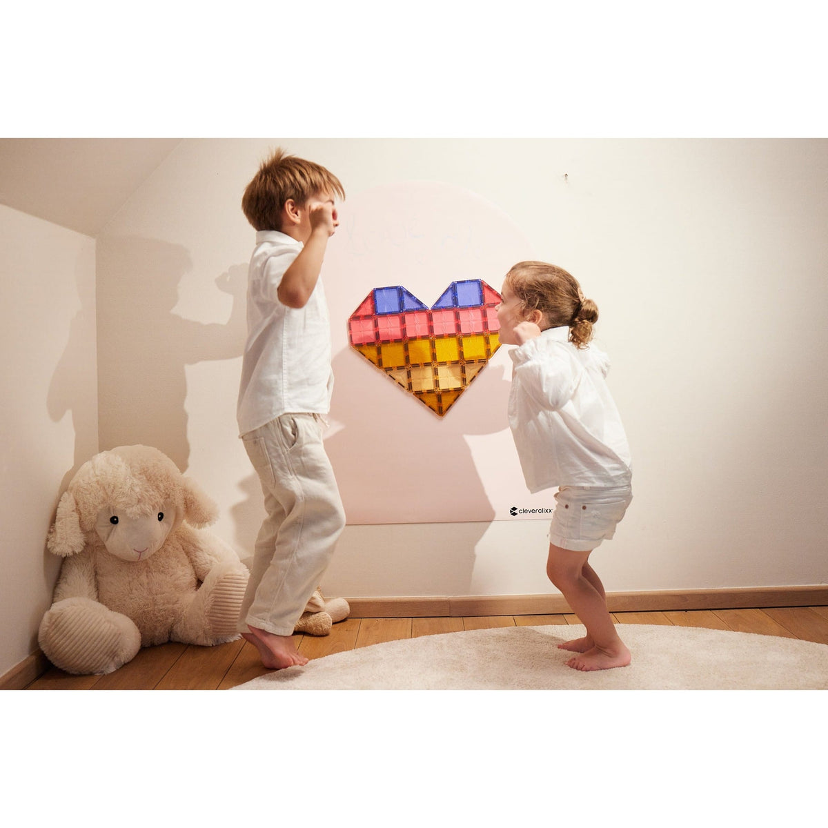 Cleverclixx Magnetic Wall Sticker Cleverclixx Magnetic Wall Sticker 95 x 75 cm - Dream Pink