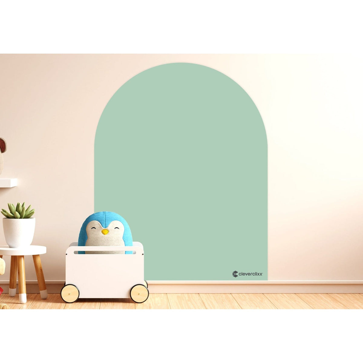 Cleverclixx Magnetic Wall Sticker Cleverclixx Magnetic Wall Sticker 95 x 75 cm - Soft Olive