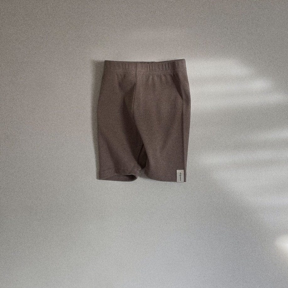 Digreen Shorts Unisex Summer Cotton Legging Shorts (Cream)