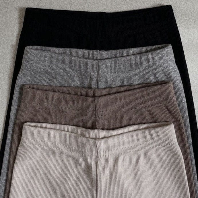 Digreen Shorts Unisex Summer Cotton Legging Shorts (Cream)