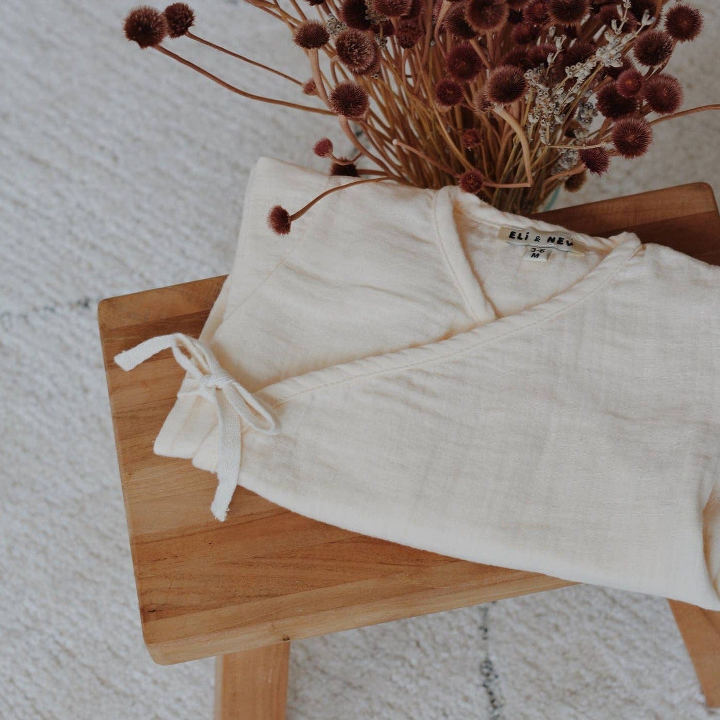 Eli + Nev Bodysuit Muslin Wrap Baby Bodysuit