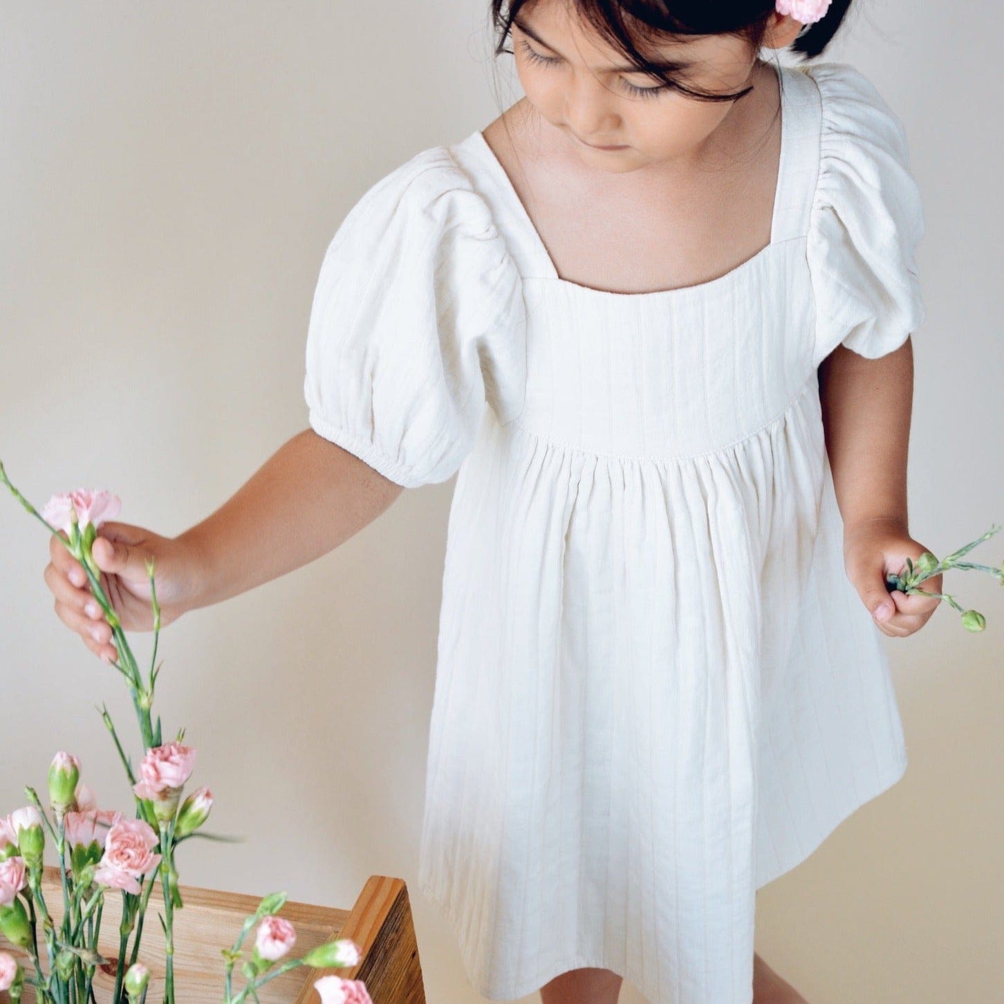 Eli + Nev Dress Malin Girls Dress (Cream)
