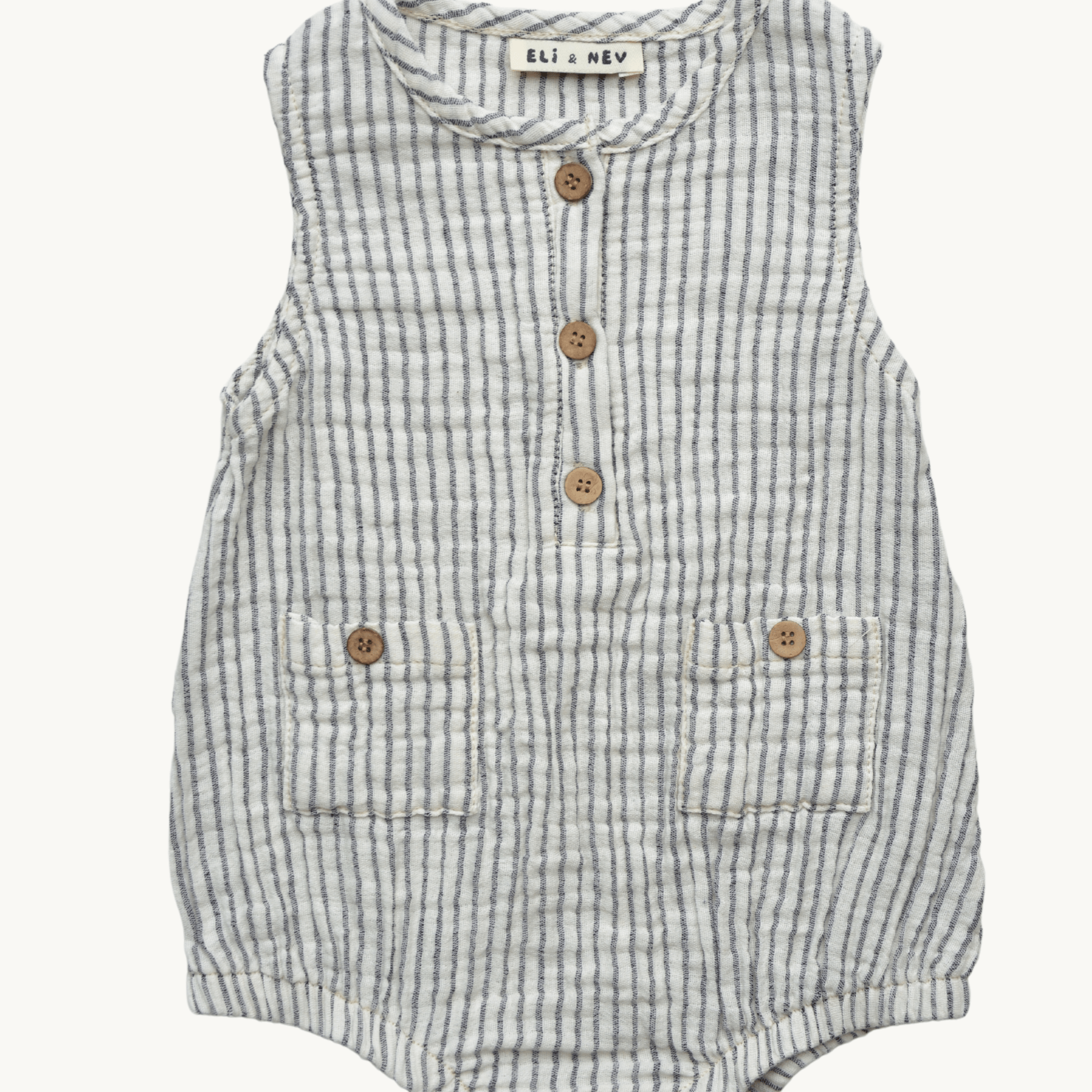 Eli + Nev Romper Eliot Stripe Baby Romper