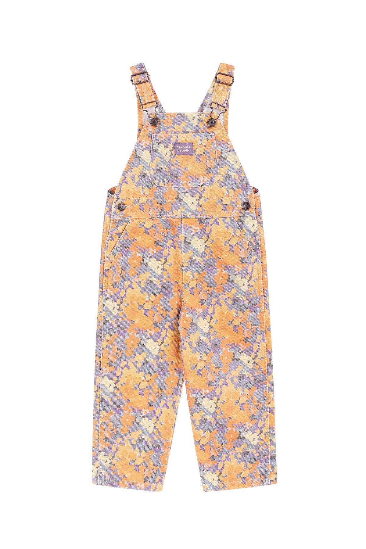 Favorite People Dungarees Kids 'Apple Cake' Floral Dungarees