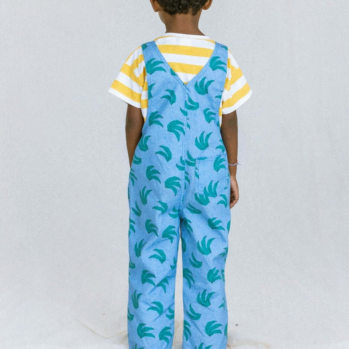 Favorite People Overalls Blue Bananas Unisex Overalls