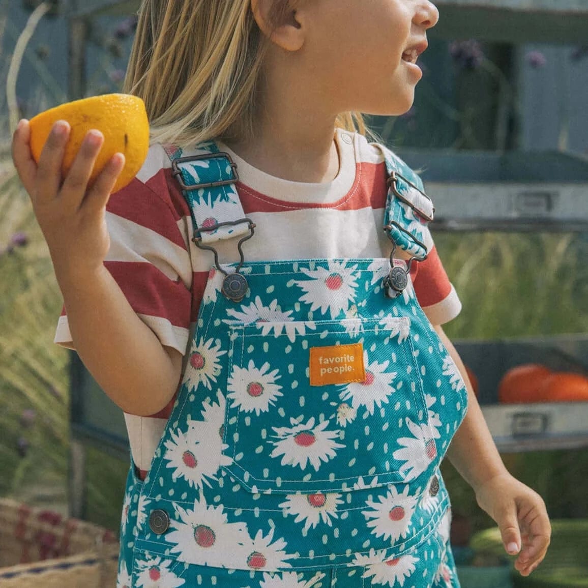 DAISY BAY FLORAL OVERALLS