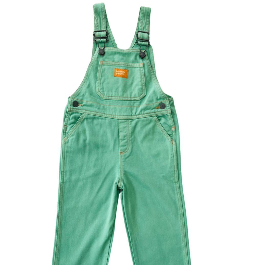 Favorite People Overalls Green Unisex Overalls