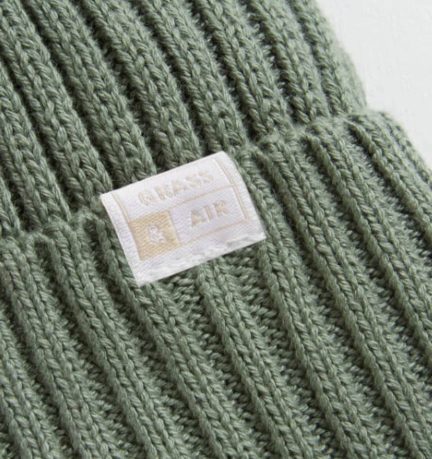 Grass & Air Beanie Hat Grass & Air Kids Beanie Hat (Khaki)