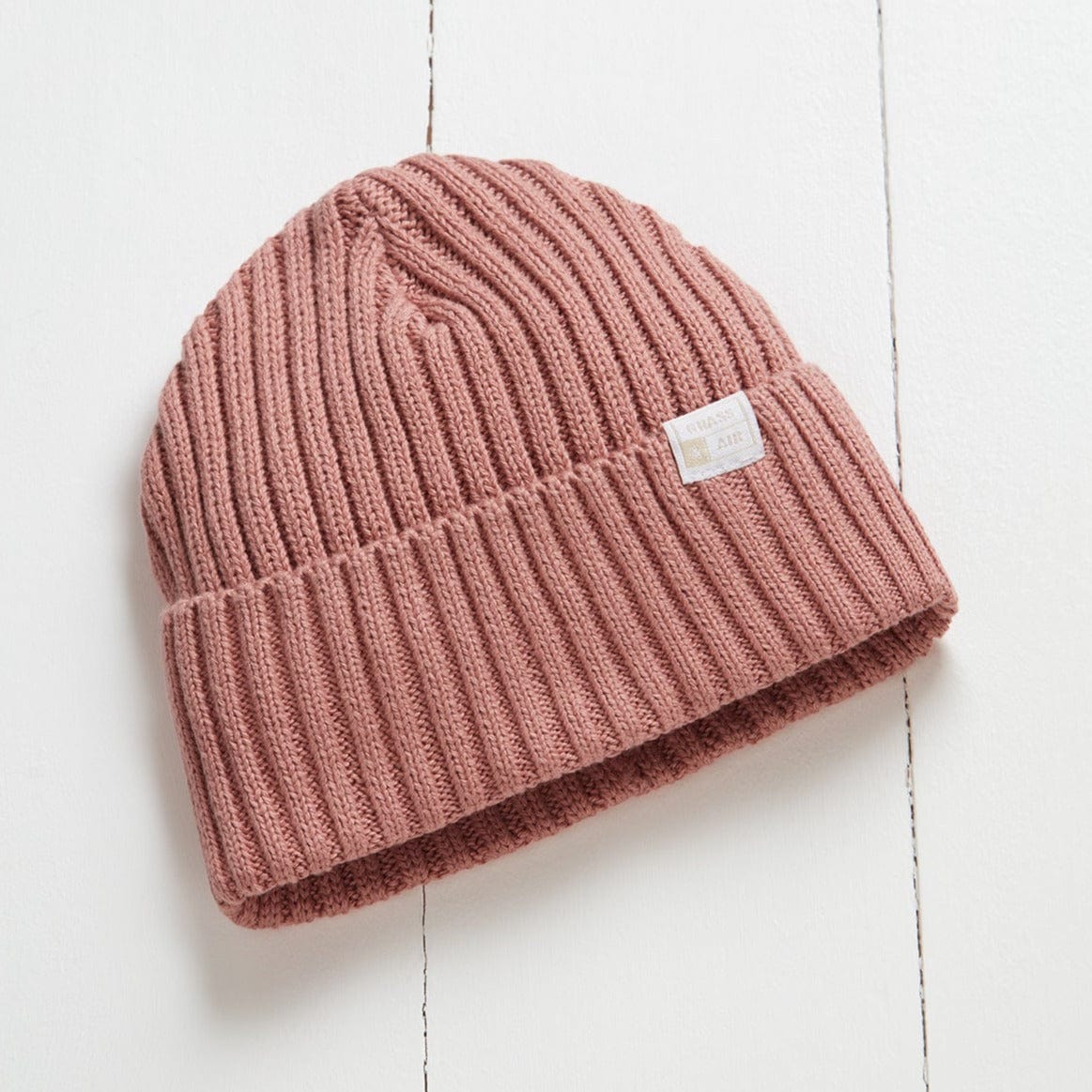 Grass & Air Beanie Hat Grass & Air Kids Beanie Hat (Rose)