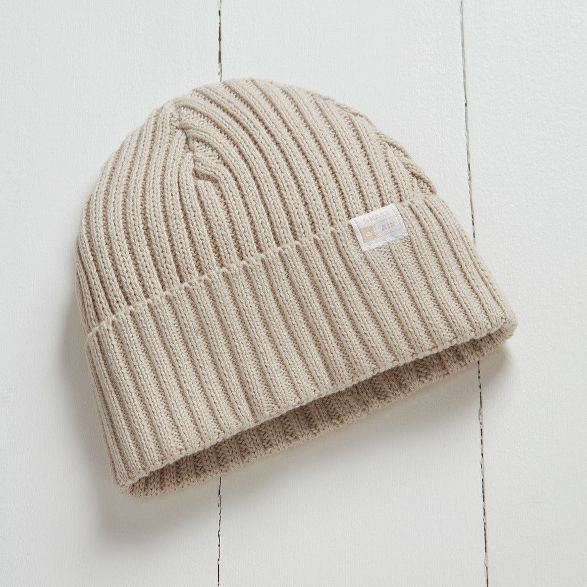 Grass & Air Beanie Hat Grass & Air Kids Beanie Hat (Stone)