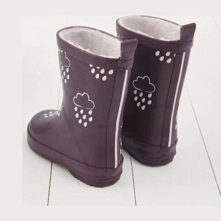 Grass & Air Wellie Boots Grass & Air Kids Colour Changing Wellies (Amethyst Purple)