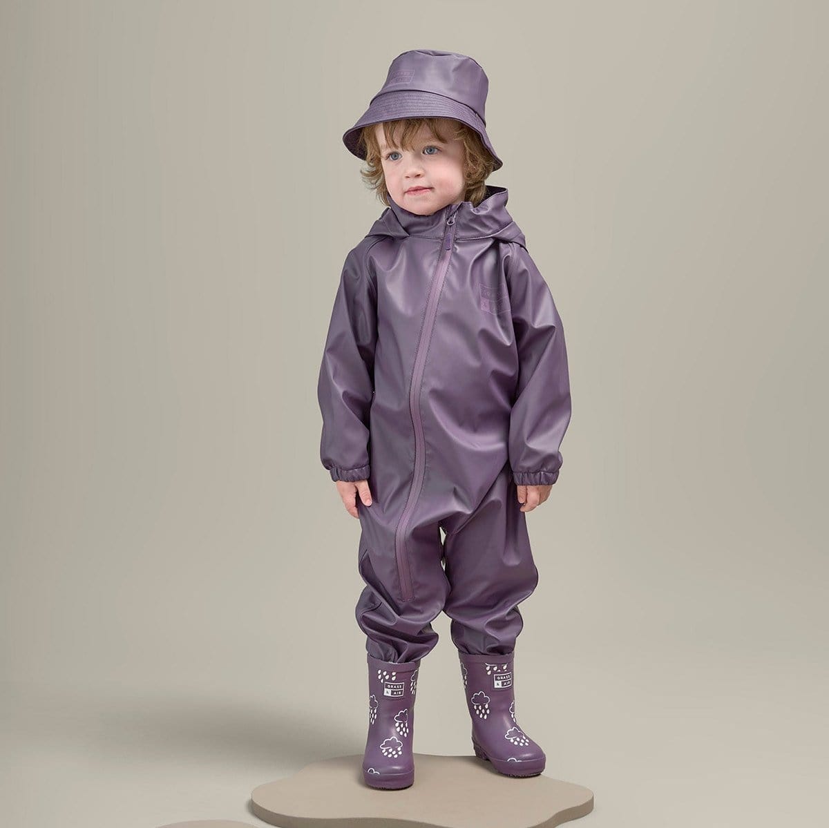 Grass & Air Puddlesuit Grass & Air Kids Puddlesuit (Amethyst Purple)
