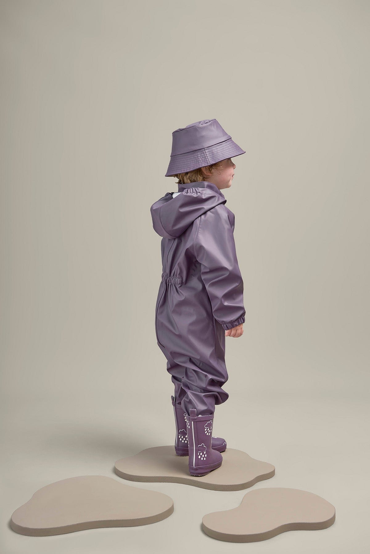 Grass & Air Puddlesuit Grass & Air Kids Puddlesuit (Amethyst Purple)