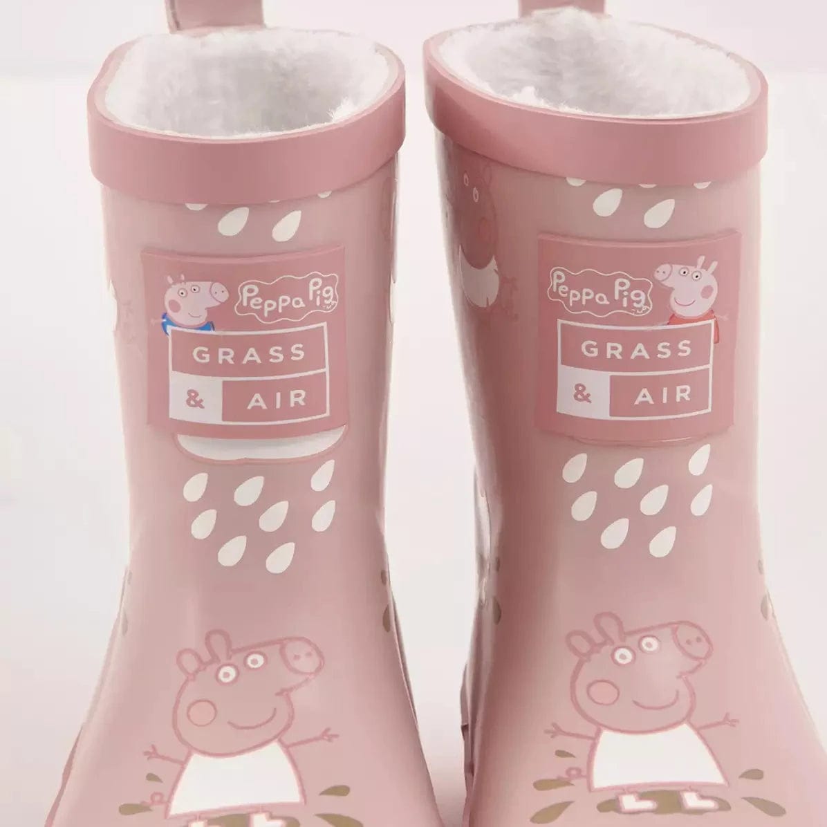 Grass & Air Wellie Boots Grass & Air Kids Peppa Pig Colour Changing Wellies (Pink)