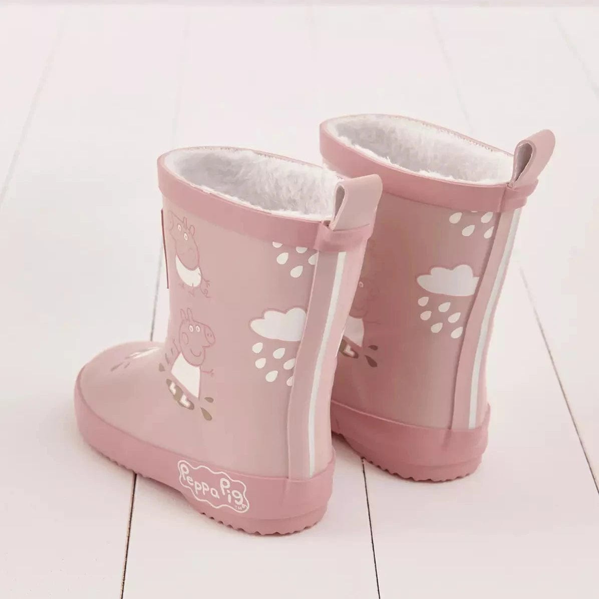Grass & Air Wellie Boots Grass & Air Kids Peppa Pig Colour Changing Wellies (Pink)