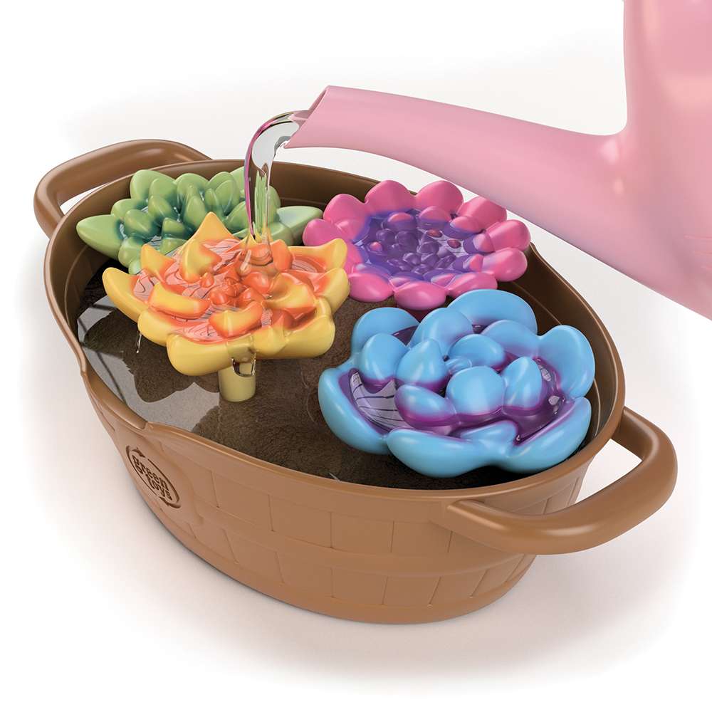 Green Toys Green Toys Rainbow Bloom - Colour-Changing Water Activity Set (Pink)