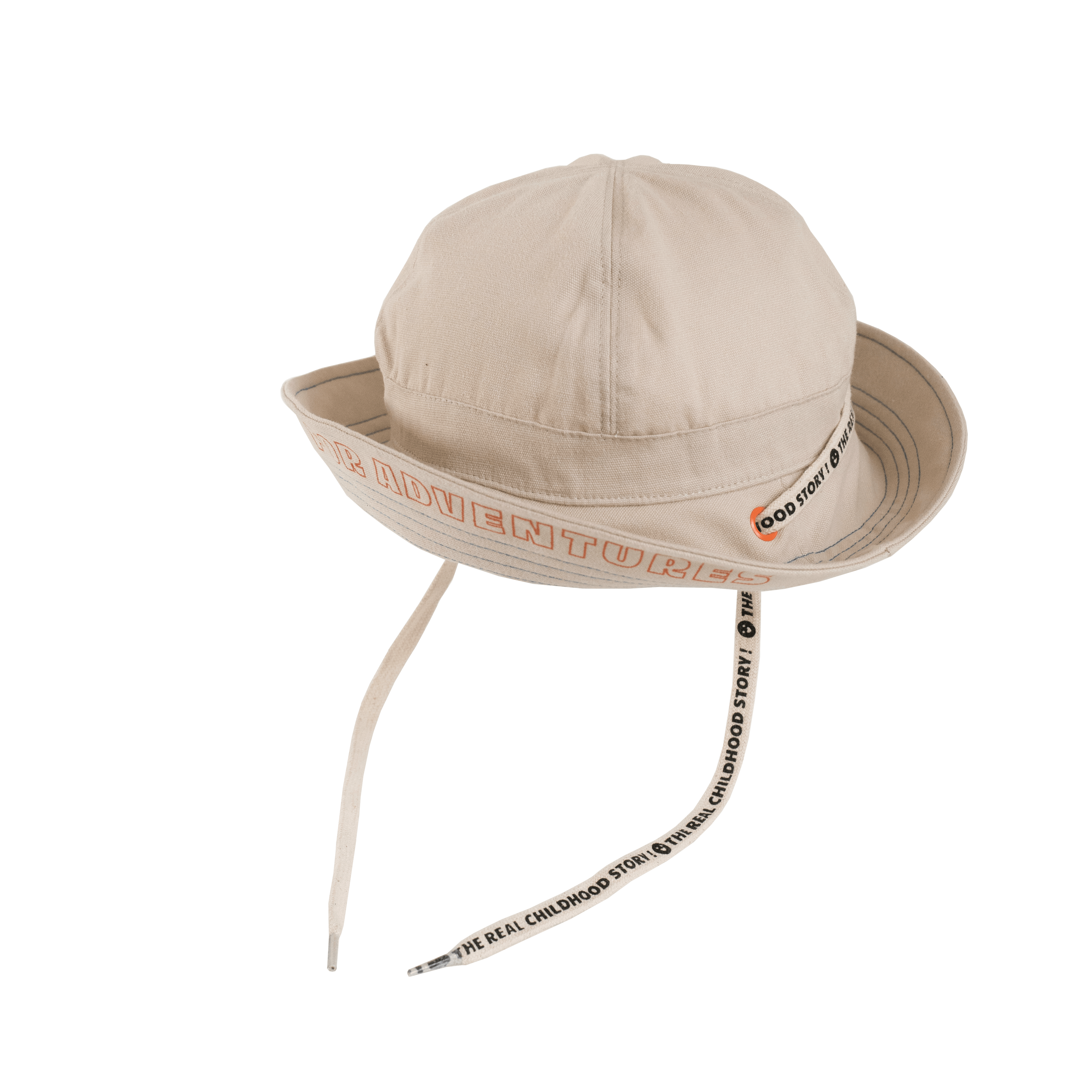 Happymess Kids Hat Ready For Adventures Unisex Safari Hat (Carrot Juice)