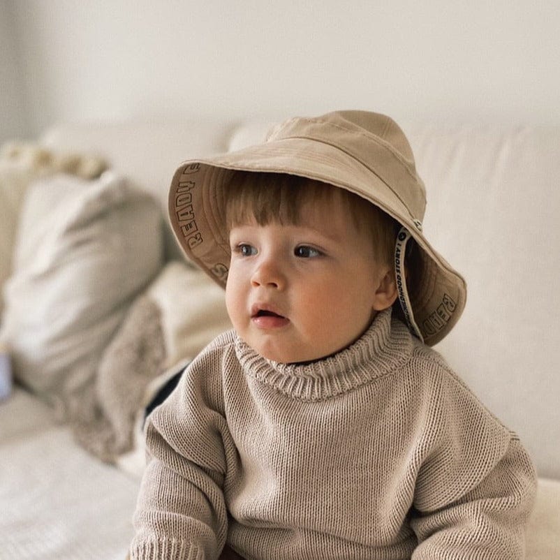 Happymess Kids Hat Ready For Adventures Unisex Safari Hat (Forest Green)