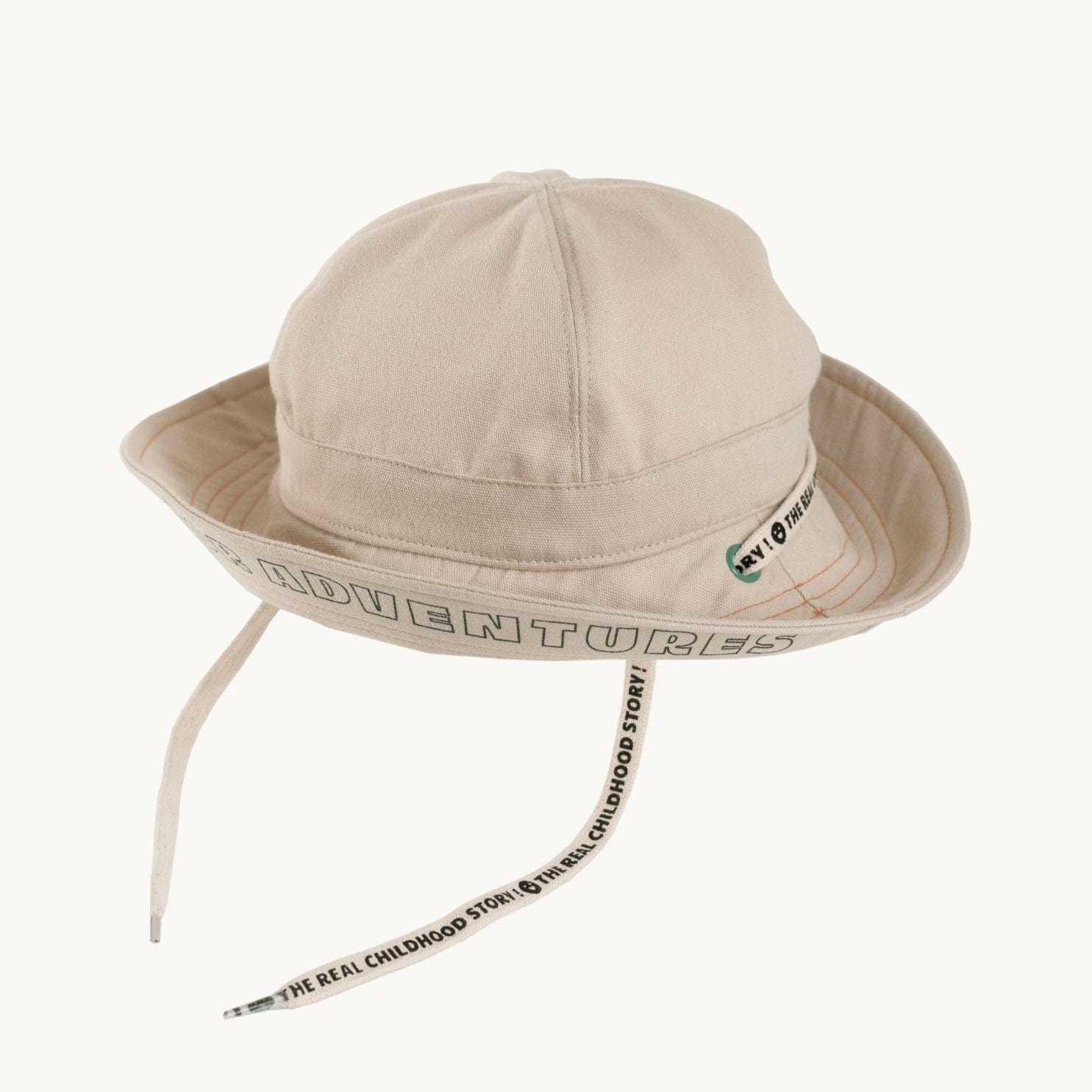 Happymess Kids Hat Ready For Adventures Unisex Safari Hat (Forest Green)