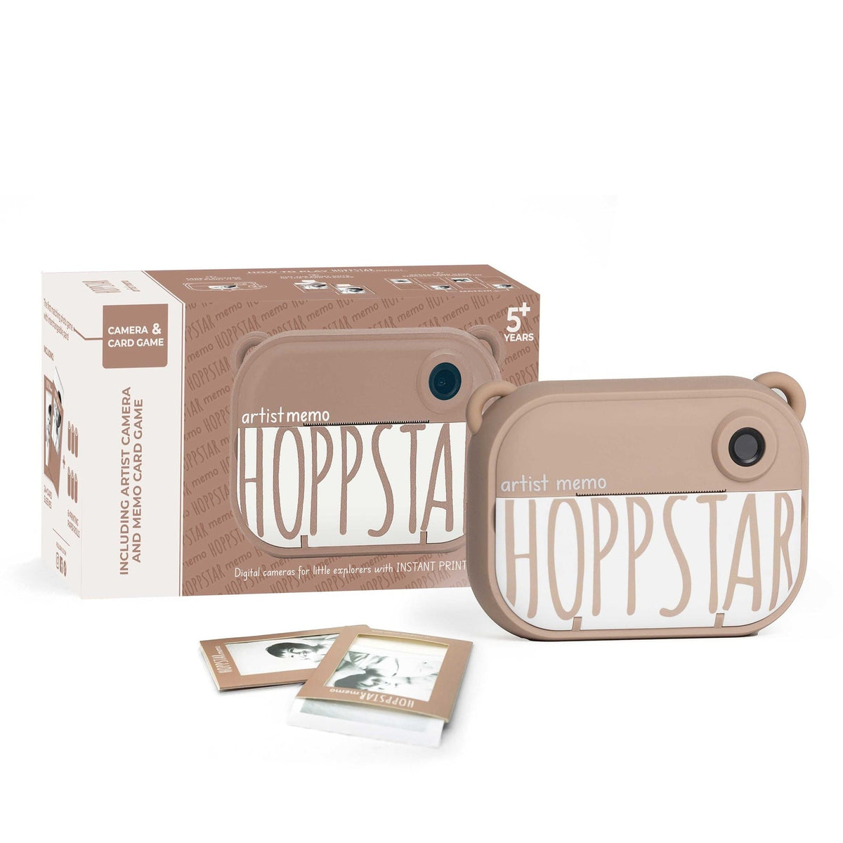 Hoppstar Kids Digital Camera Hoppstar Artist Memo Instant Print Camera & Memory Game - Almond