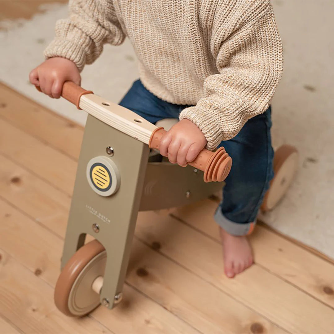 Little Dutch Wooden Tricycle (Olive)