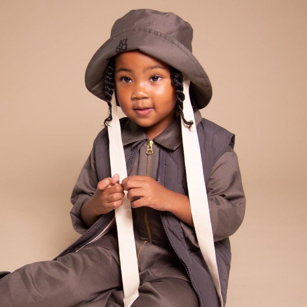 Kiso Bucket Hat Organic Cotton Bucket Hat (Pebble)
