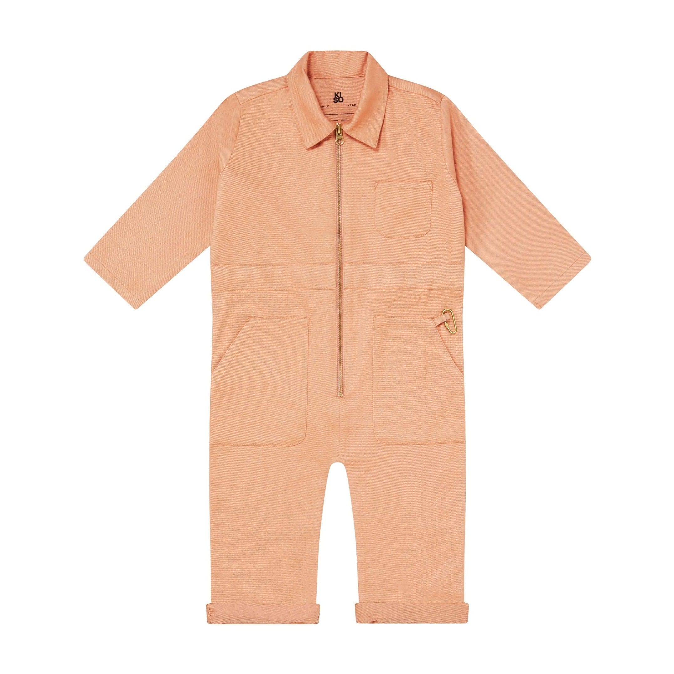 Kiso Jumpsuit Organic Cotton Boilersuit (Clay)