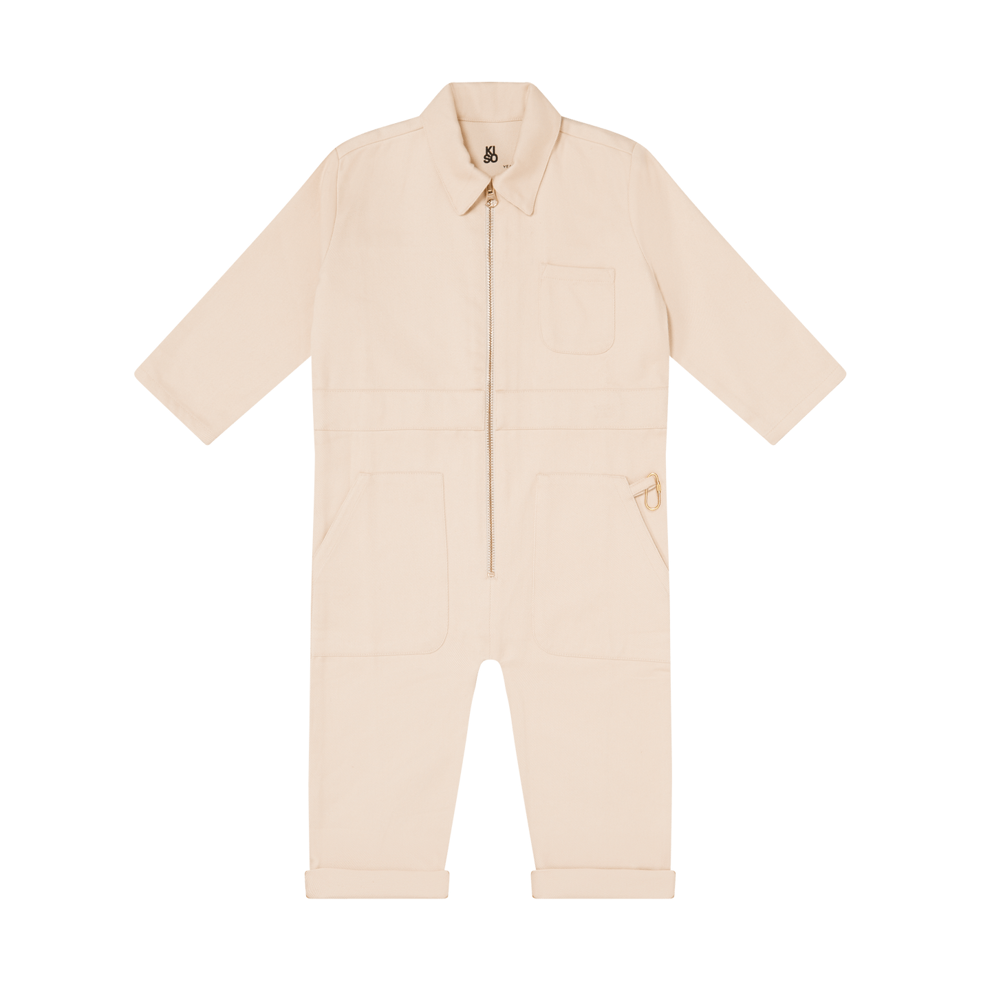 Kiso Jumpsuit Organic Cotton Boilersuit (Cloud)