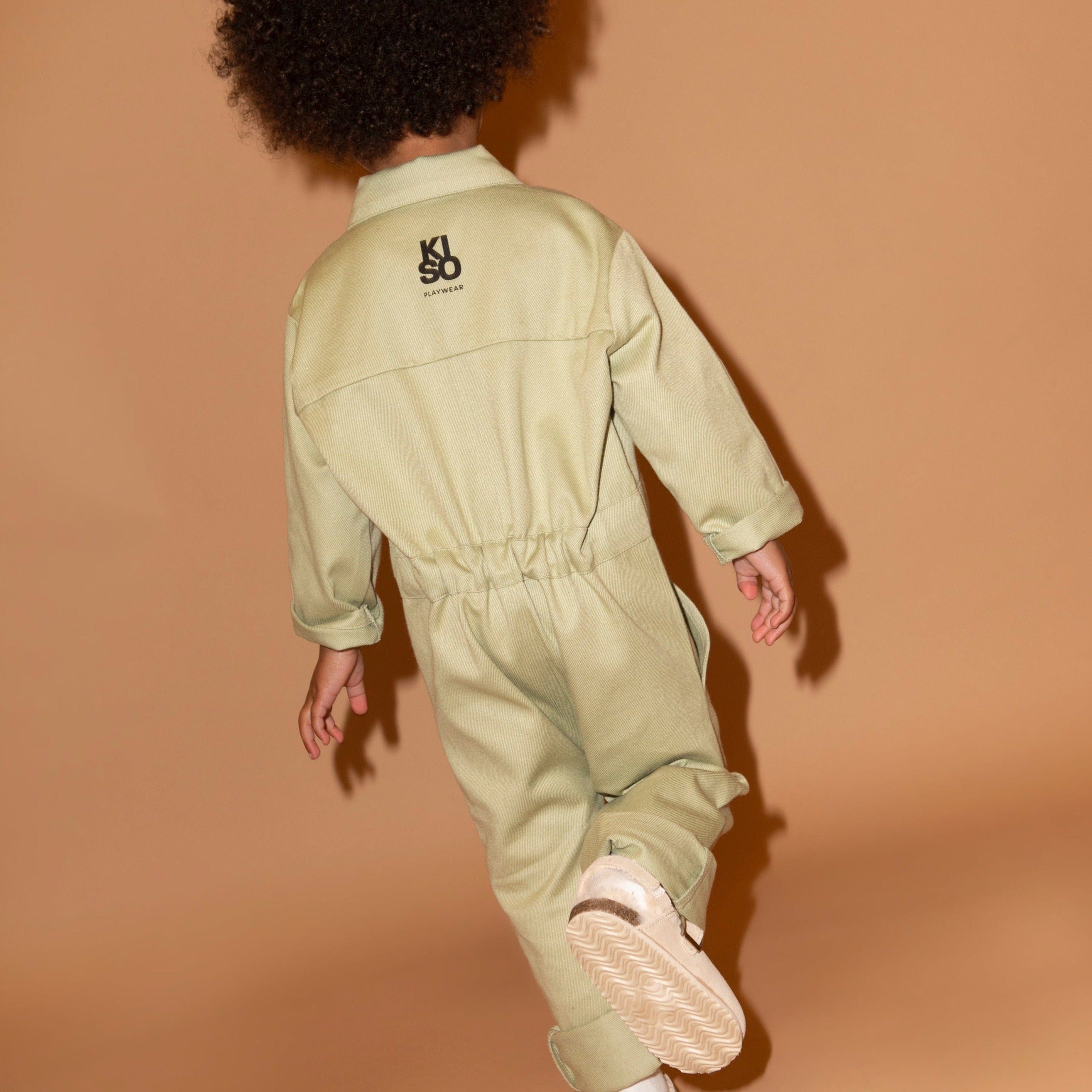 Kiso Jumpsuit Organic Cotton Unisex Boilersuit (Forest Green)