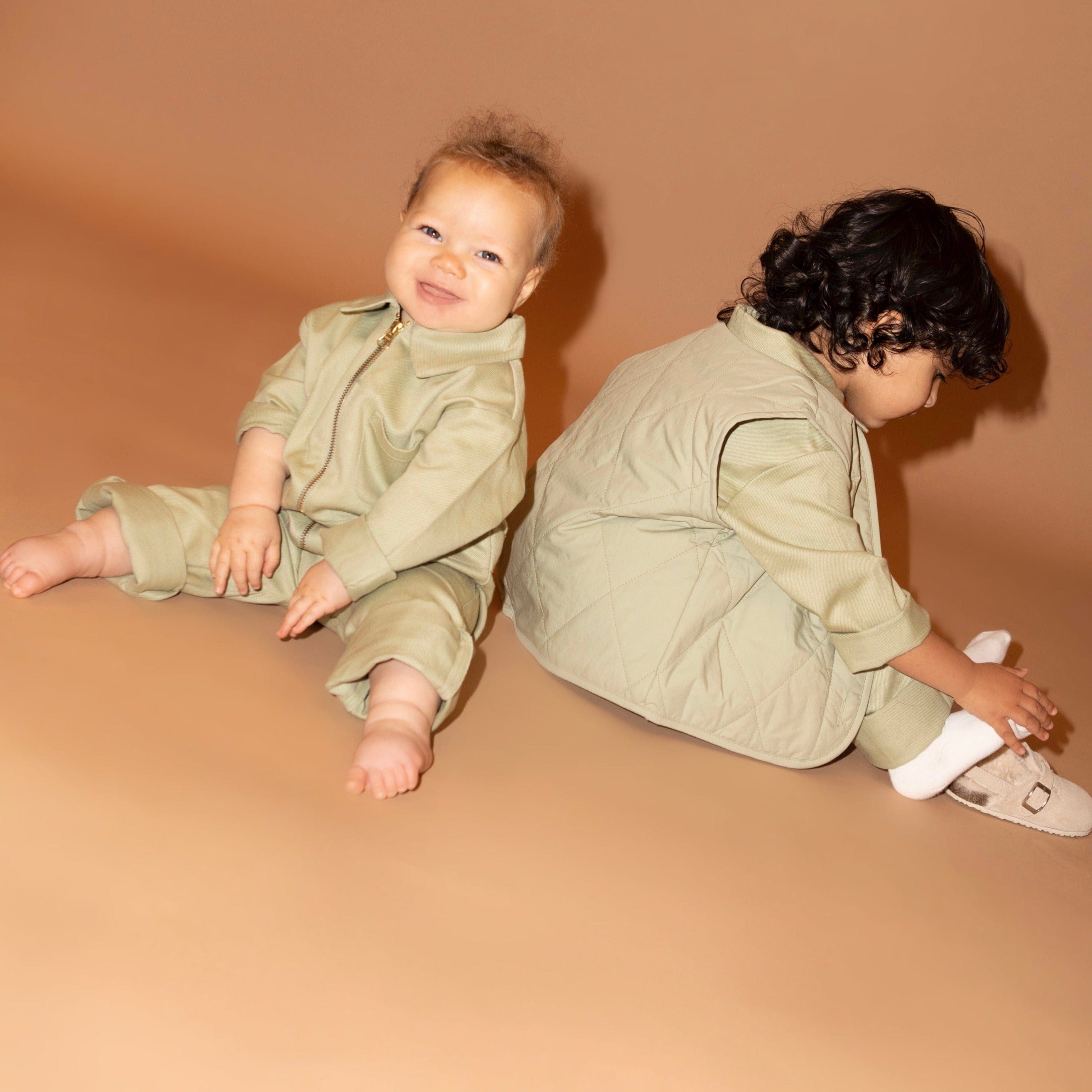 Kiso Jumpsuit Organic Cotton Unisex Boilersuit (Forest Green)