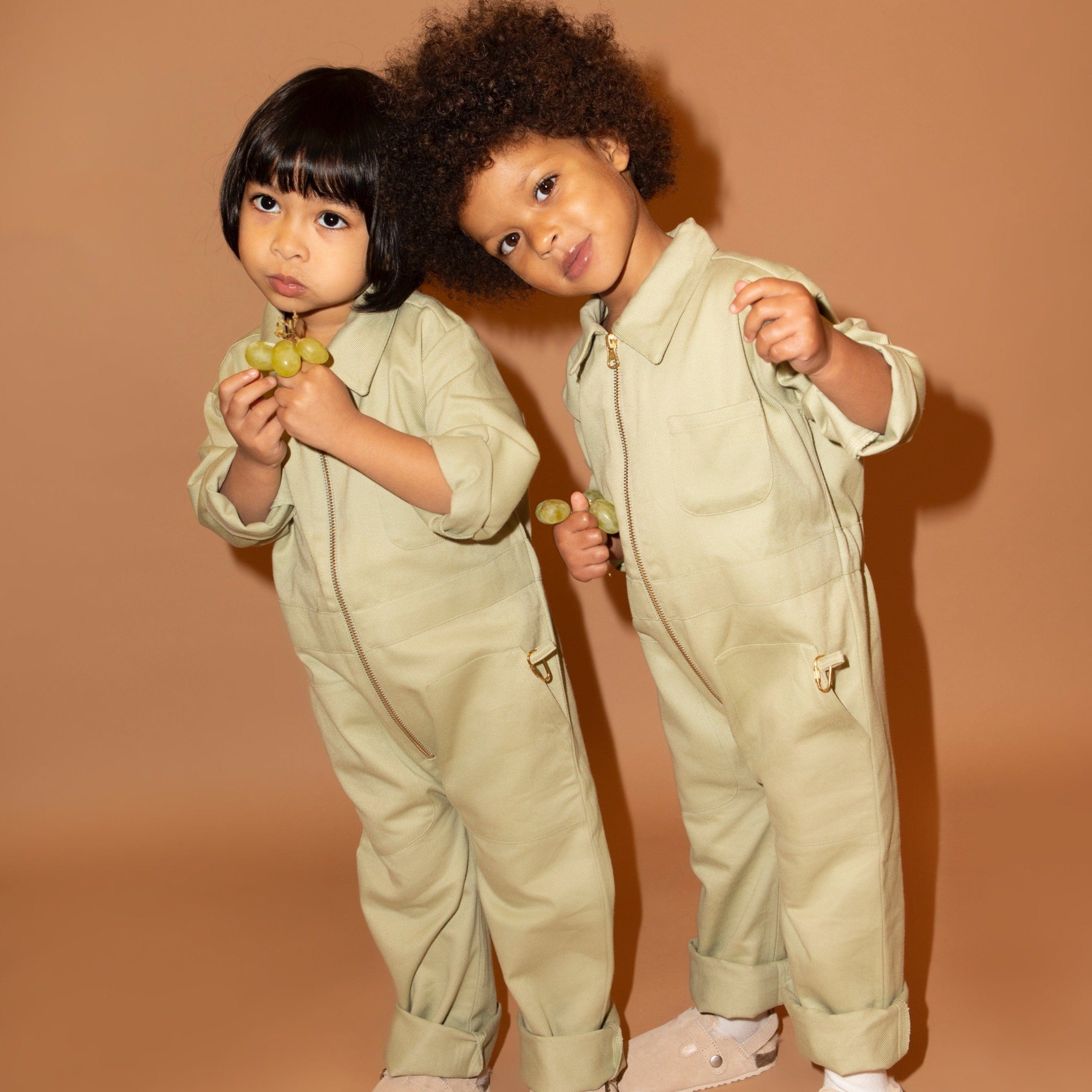 Kiso Jumpsuit Organic Cotton Unisex Boilersuit (Forest Green)