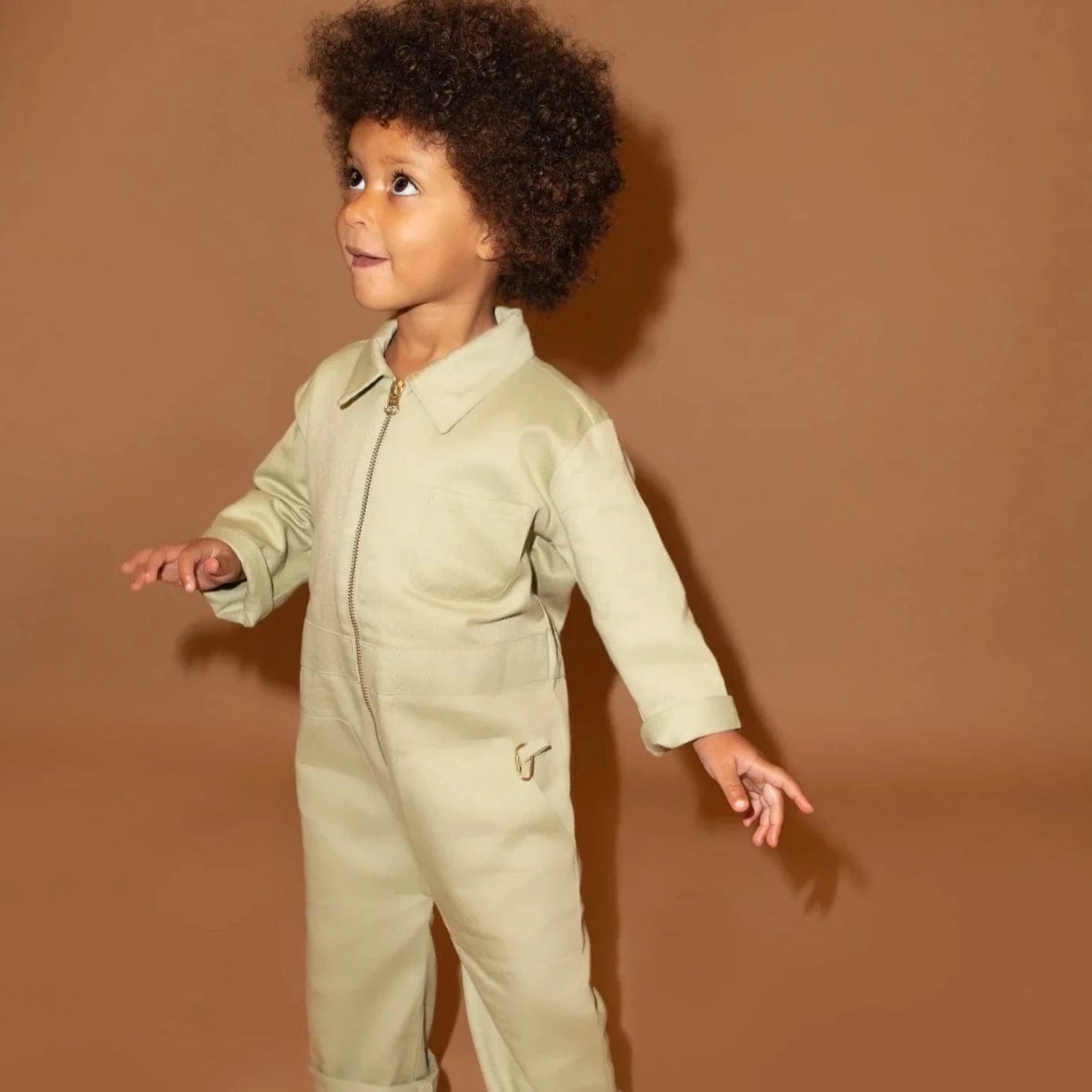 Kiso Jumpsuit Organic Cotton Unisex Boilersuit (Forest Green)