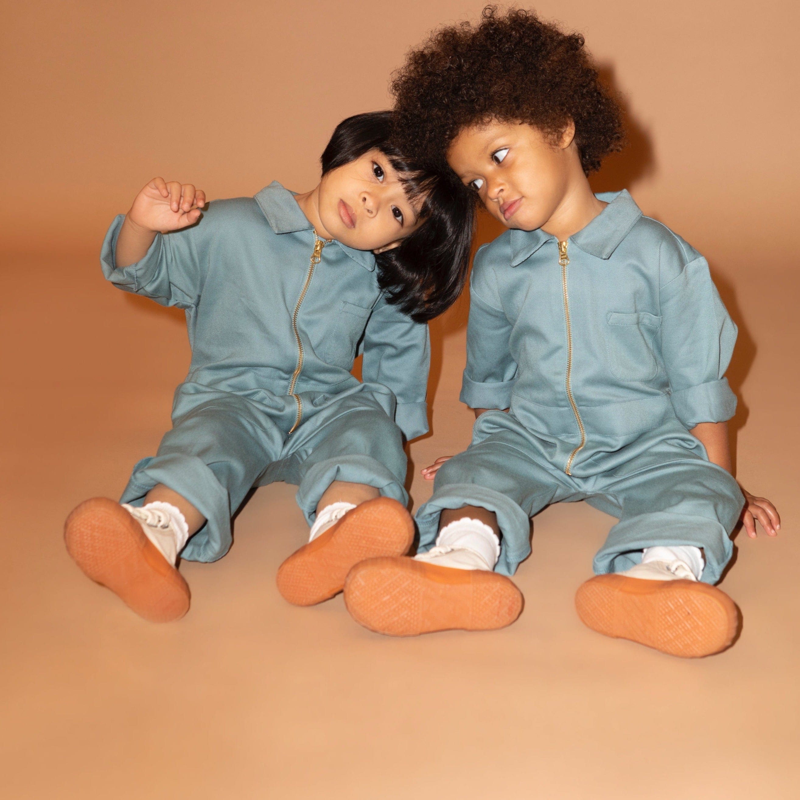 Kiso Jumpsuit Organic Cotton Unisex Boilersuit (Ocean)