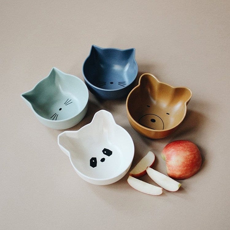Liewood 4 Pack Bowls Liewood Filiz Snack Bowl 4-Pack (Blue Mix Multi)