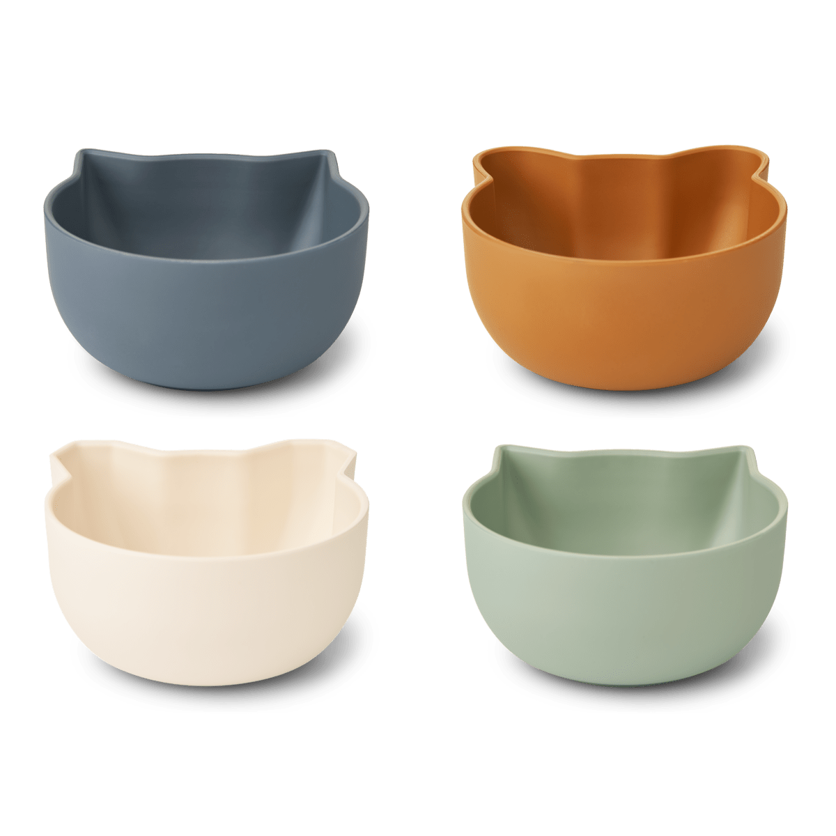 Liewood 4 Pack Bowls Liewood Filiz Snack Bowl 4-Pack (Blue Mix Multi)