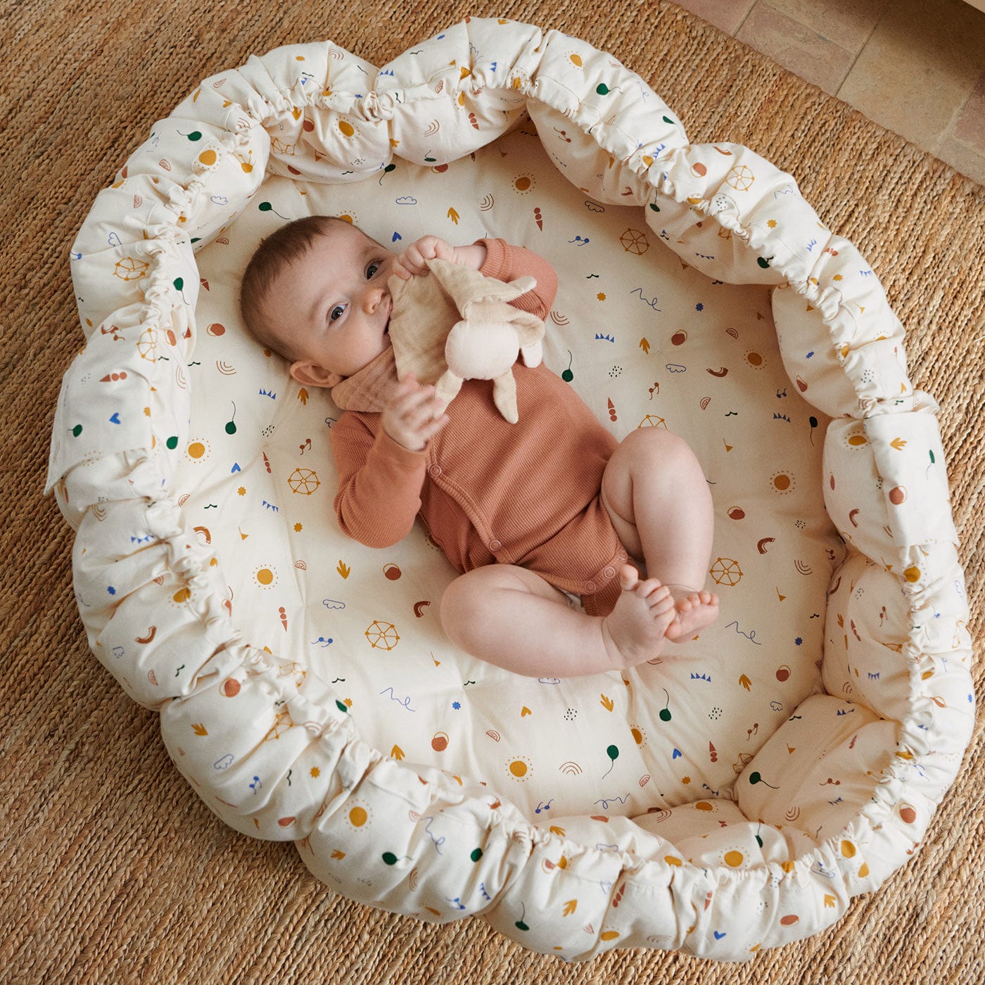 Liewood Activity Mat Liewood Ola Baby Nest (Amusement Park Sandy)