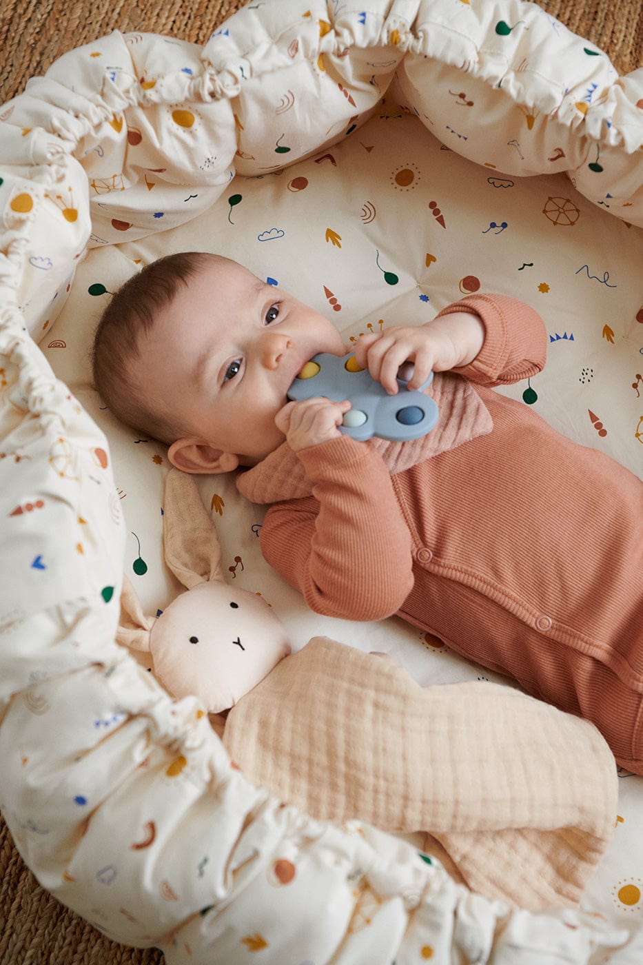 Liewood Activity Mat Liewood Ola Baby Nest (Amusement Park Sandy)