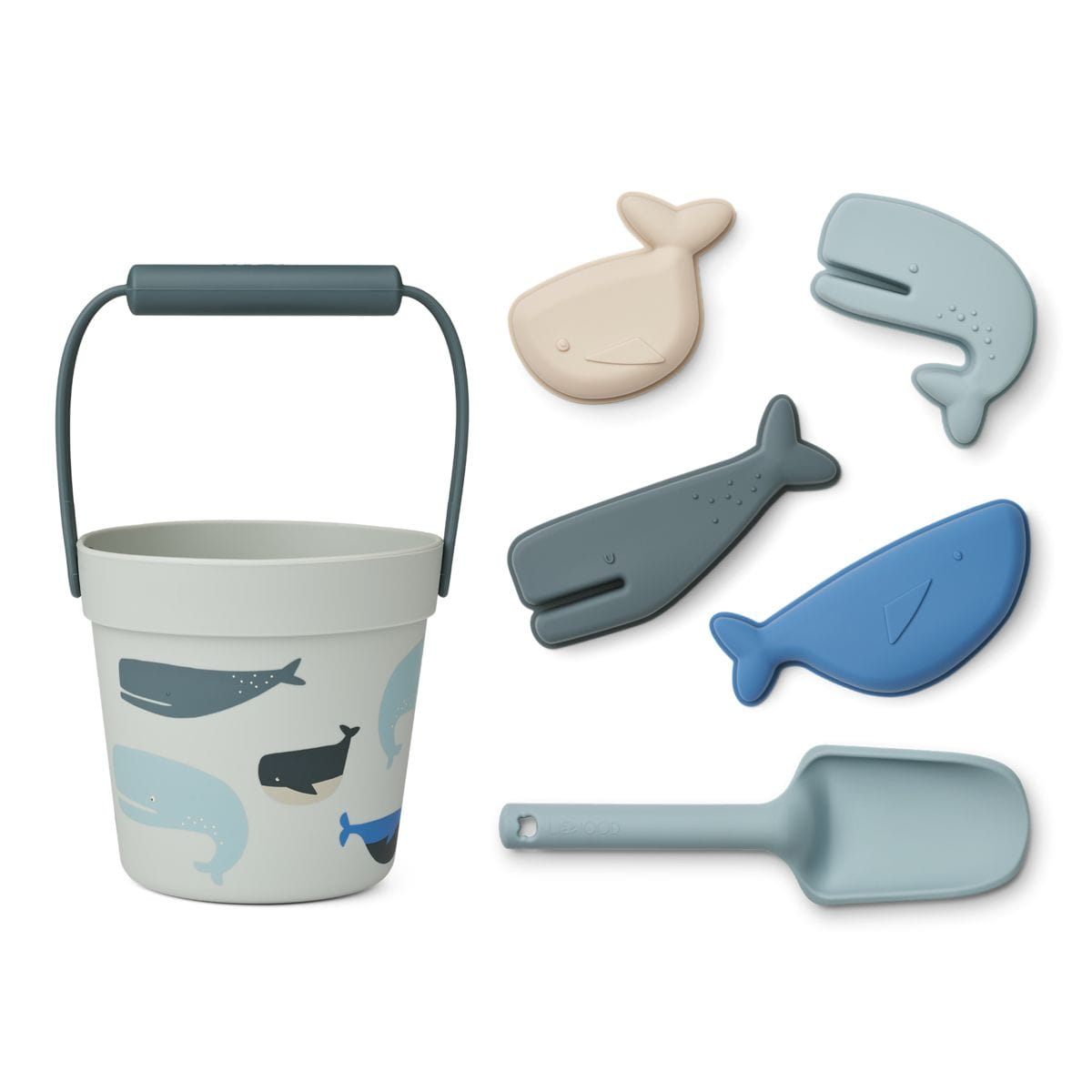 Liewood Beach set Liewood Dante Beach Set (Whales / Cloud Blue)