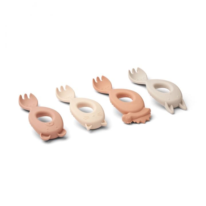 Liewood Forks Liewood Liva Fork 4-pack (Rose Multi Mix)