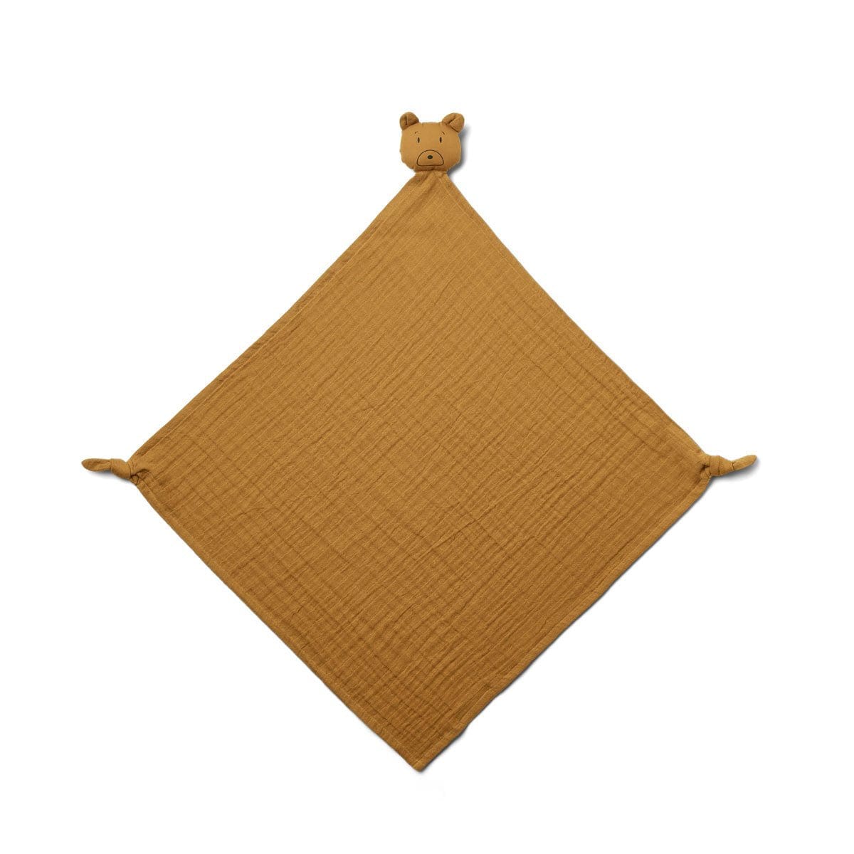 Liewood Muslin Cloth comforter Liewood Robbie Comforter Muslin Cloth (Mr Bear Golden Caramel)