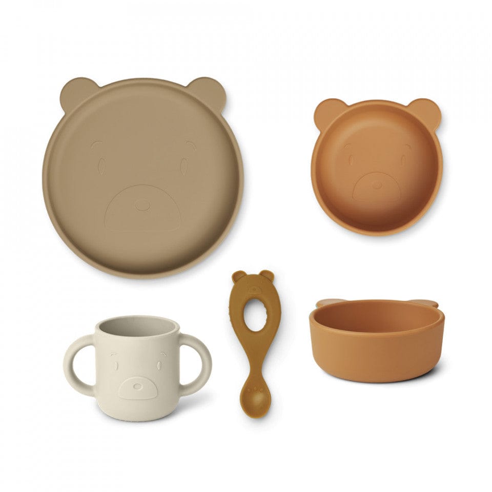 Liewood Silicone set Liewood Vivi Silicone Set (Mr Bear Oat Multi Mix)