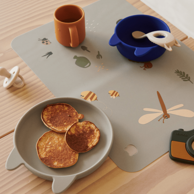 Liewood Silicone set Liewood Vivi Silicone Set (Rabbit / Mist Multi Mix)